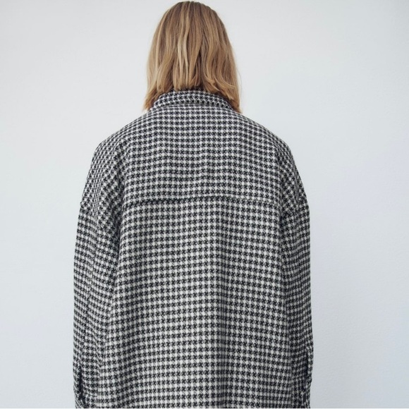 Zara Textured Weave Overshirt - Picture 3 of 8